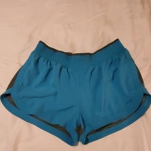 Champion Running Shorts Teal & Grey Size Large
